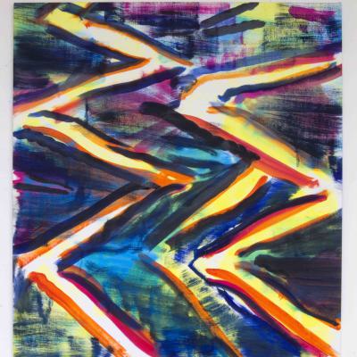Water Figure 1, 120 X 130cm, Oilpaint On Linen, 2019