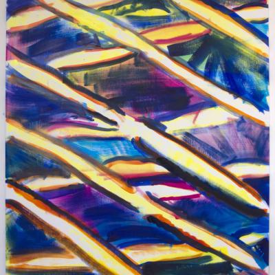 Water Figure 2, 165 X 200cm, Oilpaint On Linen, 2019