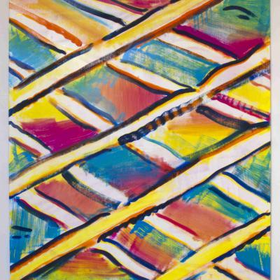 Water Figure 3, 165 X 200cm, Oilpaint On Linen, 2020