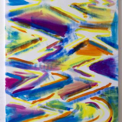 Water Figure 4, 110 X 140cm, Oilpaint On Linen, 2020