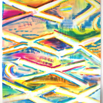 Water Figure 5, 165 X 200cm, Oilpaint On Linen, 2020